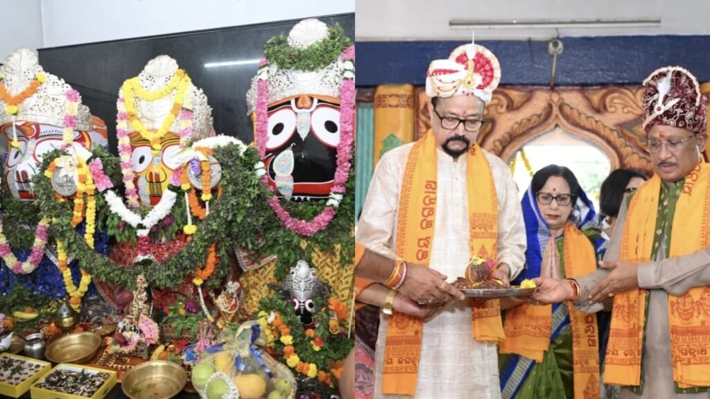 Jagannath Rath Yatra: भगवान जगन्नाथ की रथयात्रा में शामिल हुए राज्यपाल रमेन डेका और CM विष्णु देव साय