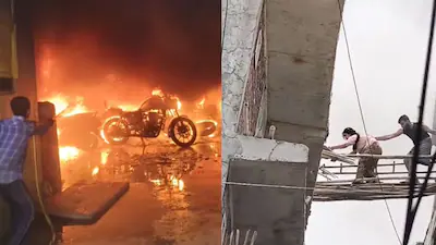 Fire in Noida: नोएडा की चार मंजिला इमारत में भीषण आग…दो की मौत