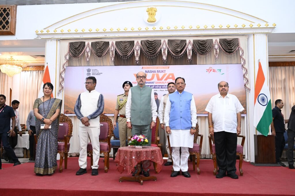 नशा मुक्त भारत के लिए 100 हफ्तों का अभियान शुरू… रायपुर में युवाओं ने ली शपथ