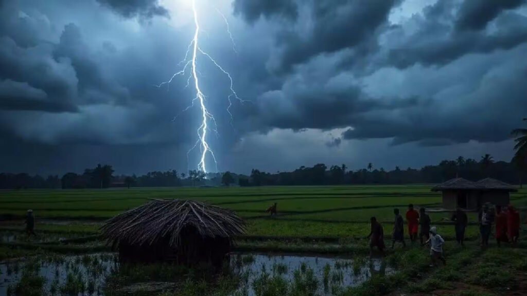 Breaking News: खेत से लौटते समय गिरी बिजली… महिला की मौत