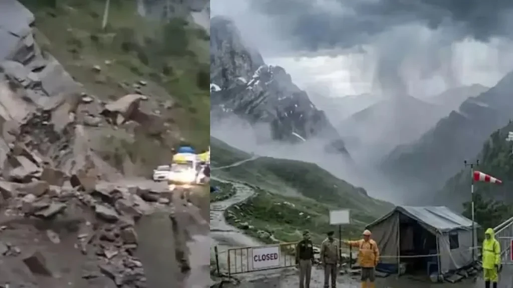 Amarnath Yatra: बारिश-भूस्खलन के कारण अमरनाथ यात्रा रोकी…