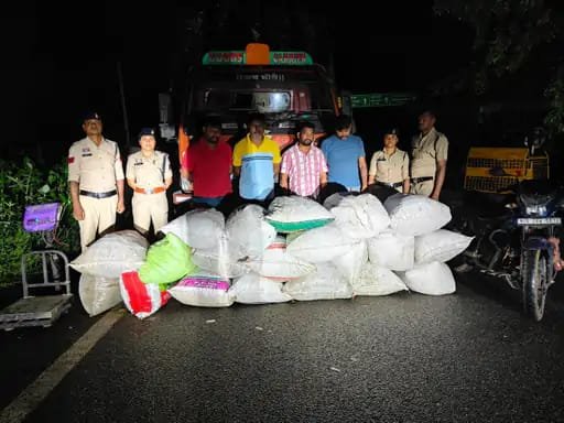CG News: गरियाबंद की बड़ी कार्रवाई… 400 किलो गांजा जब्त