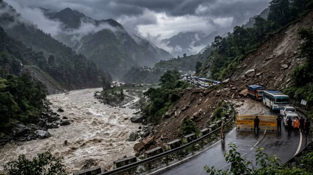 Uttarakhand Weather Update: उत्तराखंड में बारिश का कहर… भूस्खलन से बदरीनाथ, गंगोत्री और यमुनोत्री हाईवे बंद