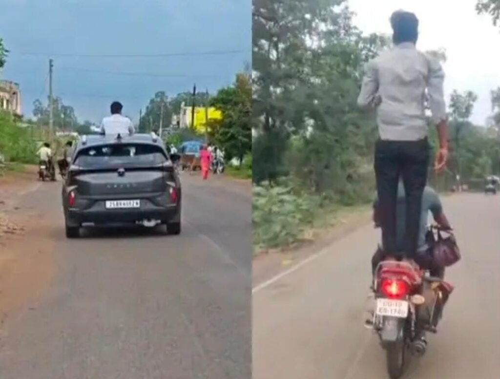 CG Viral Video: बिलासपुर में रील-लाइक्स के लिए खतरनाक स्टंट…