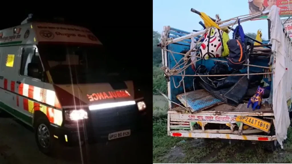 Baghpat Accident News: बागपत में भीषण सड़क हादसा… श्रद्धालुओं से भरी पिकअप पलटी