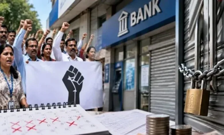 Bank Strike Today: देशभर में बैंक कर्मचारियों की हड़ताल… सेवाएं रहेंगी प्रभावित