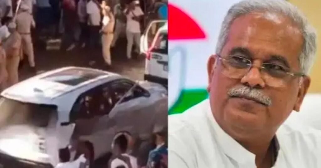 Assam Breaking: असम में भूपेश बघेल के काफिले पर पत्थरबाजी
