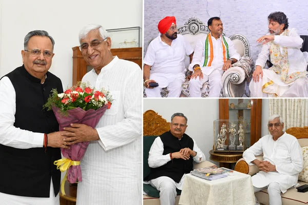 CG News: एक दिन, दो मुलाकातें… किरण देव से दीपक बैज और रमन सिंह से मिले टीएस सिंहदेव