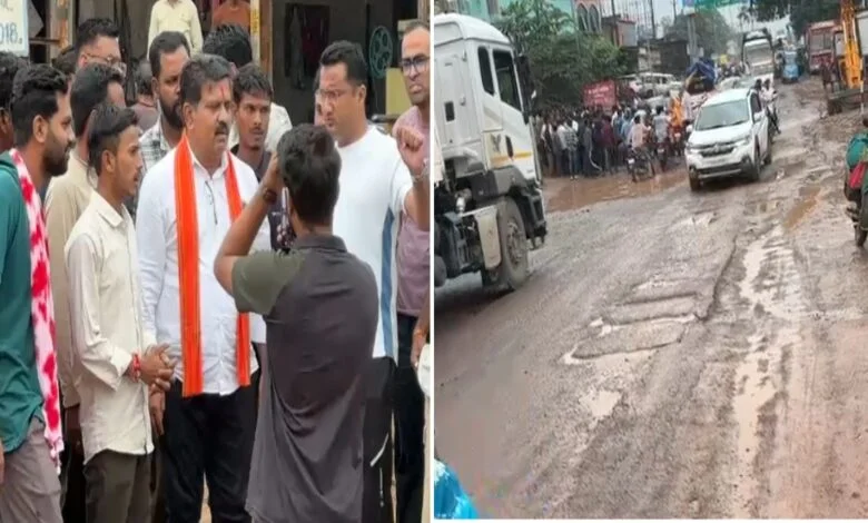 Chhattisgarh: NH-30 की बदहाल हालत देख डिप्टी CM विजय शर्मा ने रुकवाया काफिला