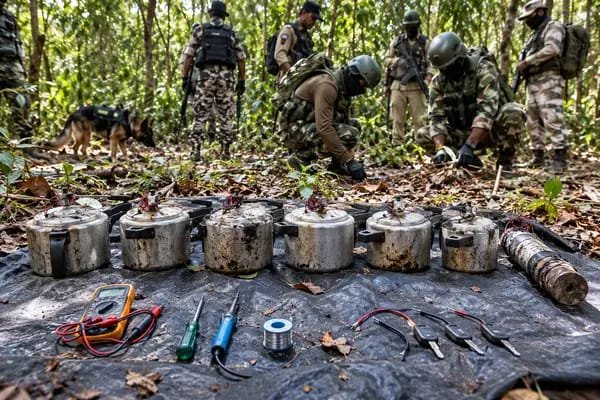 CG IED Recovered: अबूझमाड़ में बड़ा ऑपरेशन… जंगल में मिला IED का खतरनाक जखीरा