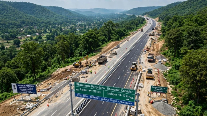 Jashpur to Raipur Bharatmala Project: जशपुर से रायपुर का सफर होगा आसान… भारतमाला प्रोजेक्ट से 14 घंटे की यात्रा 6 घंटे में