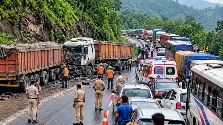 Madanpur Ghat Traffic Jam: NHAI पर पुलिस ने ठोका केस… 10 लाख की पेनल्टी!