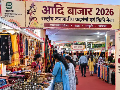 Aadi Bazaar 2026: रायपुर में आज से शुरू होगा ‘आदि बाजार 2026’… 12 राज्यों के उत्पाद होंगे आकर्षण