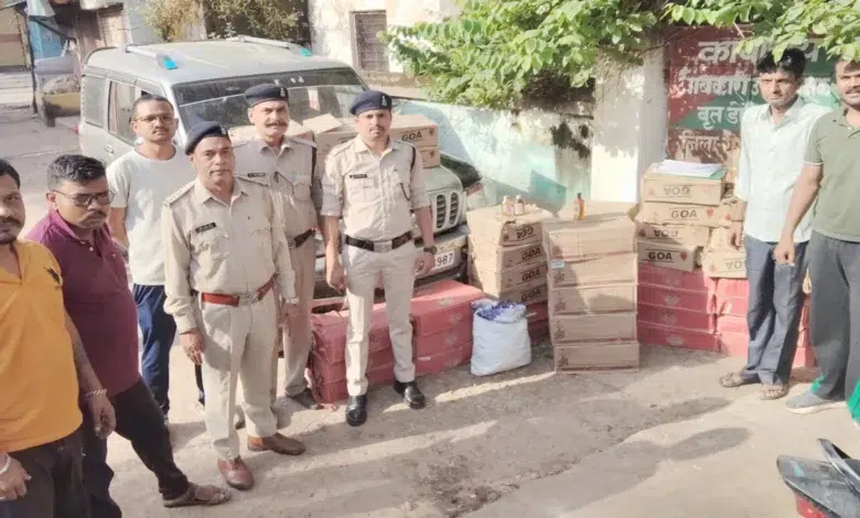 Liquor Seizure: नाकेबंदी में 45 पेटी शराब और स्कॉर्पियो जब्त… आरोपी गाड़ी छोड़कर फरार