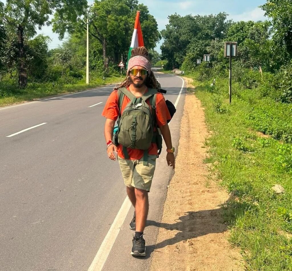 Saurabh Dewangan Padyatra: 5 साल में 20 हजार किमी पैदल चले सौरभ… 28 राज्यों की यात्रा कर रायपुर लौटे